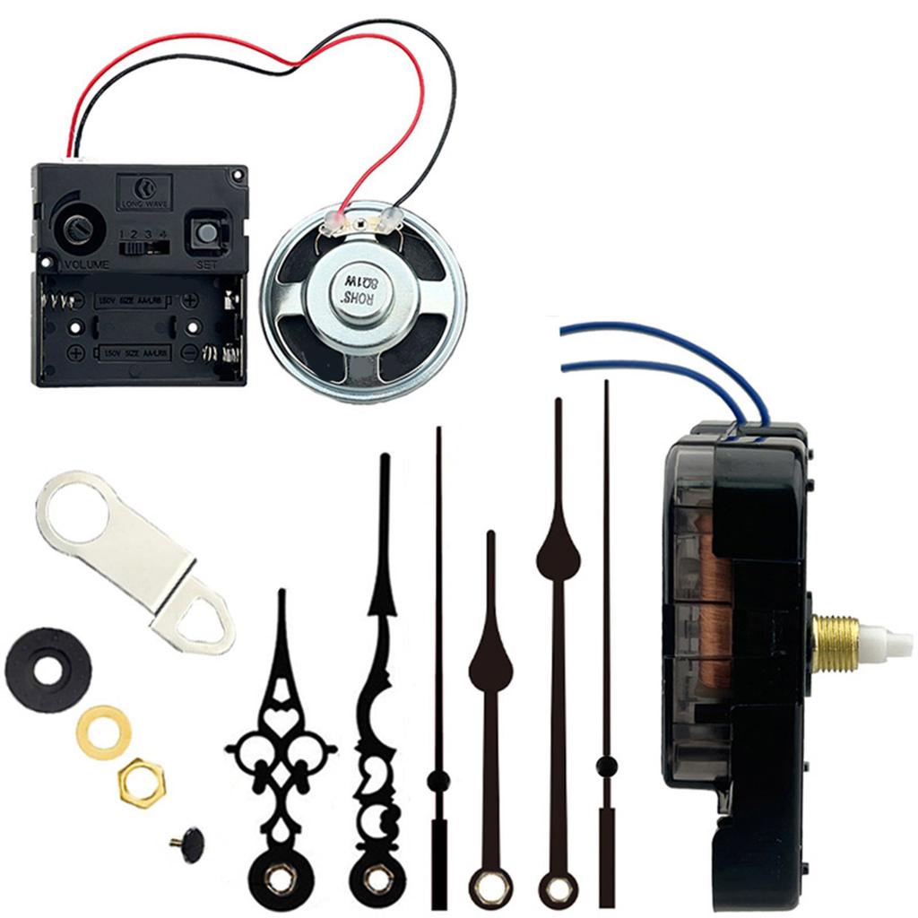 Precise 12888 Clock Movement Quartz Clock Mechanism Battery Powered Repair Part for Wall Clock with 3Set Hand Shaft