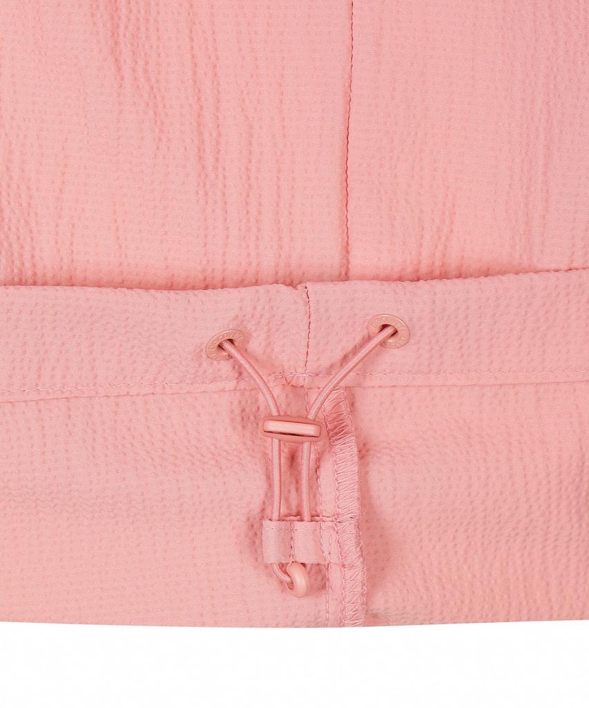DISCOVERY EXPEDITION Women'S Seersucker Woven Short Sleeve T-Shirt (Peach)