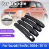 Умная дверная ручка из углеродного волокна, подходит для Suzuki Swift Maruti DZire 2004 ~ 2010 2008 2009 2007, наклейка на внешние аксессуары автомобиля