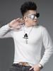 European Style High-End Printed Men's Sweatshirt 2025 Autumn New Trendy Round Neck Long-Sleeve Top Base Shirt for Men