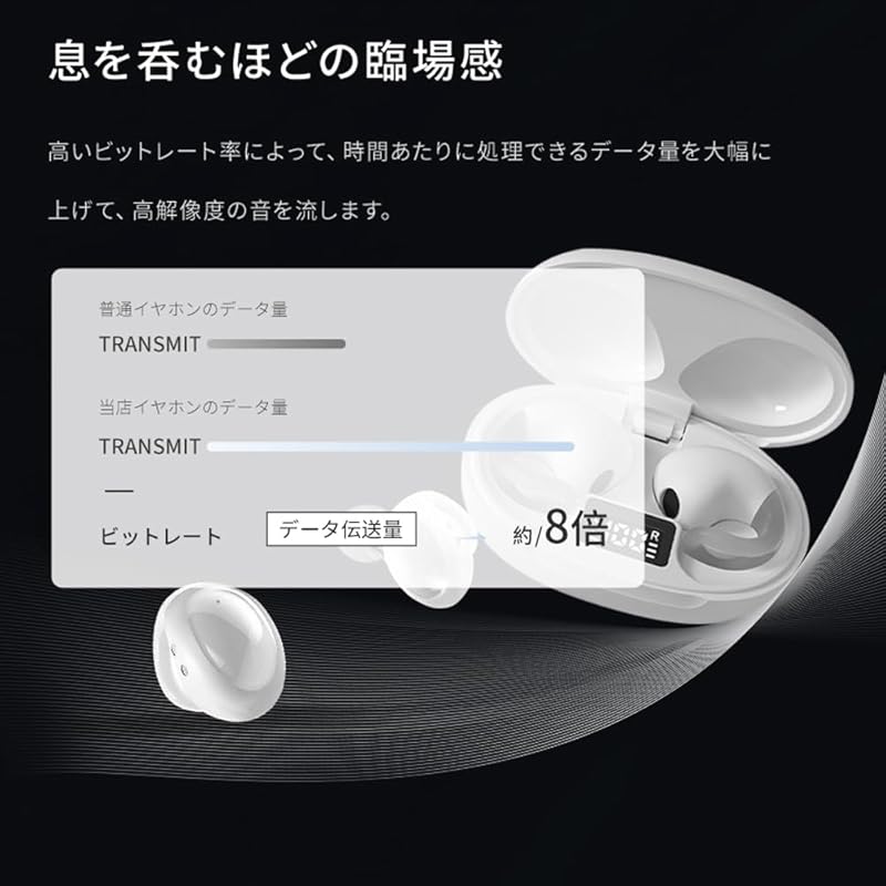 [Новинка 2025 года наушник-кафф] Наушники OWS и TWS, Bluetooth-наушники, наушники с клипсой, Bluetooth 5.4, инновация костной проводимости, воздушная проводимость