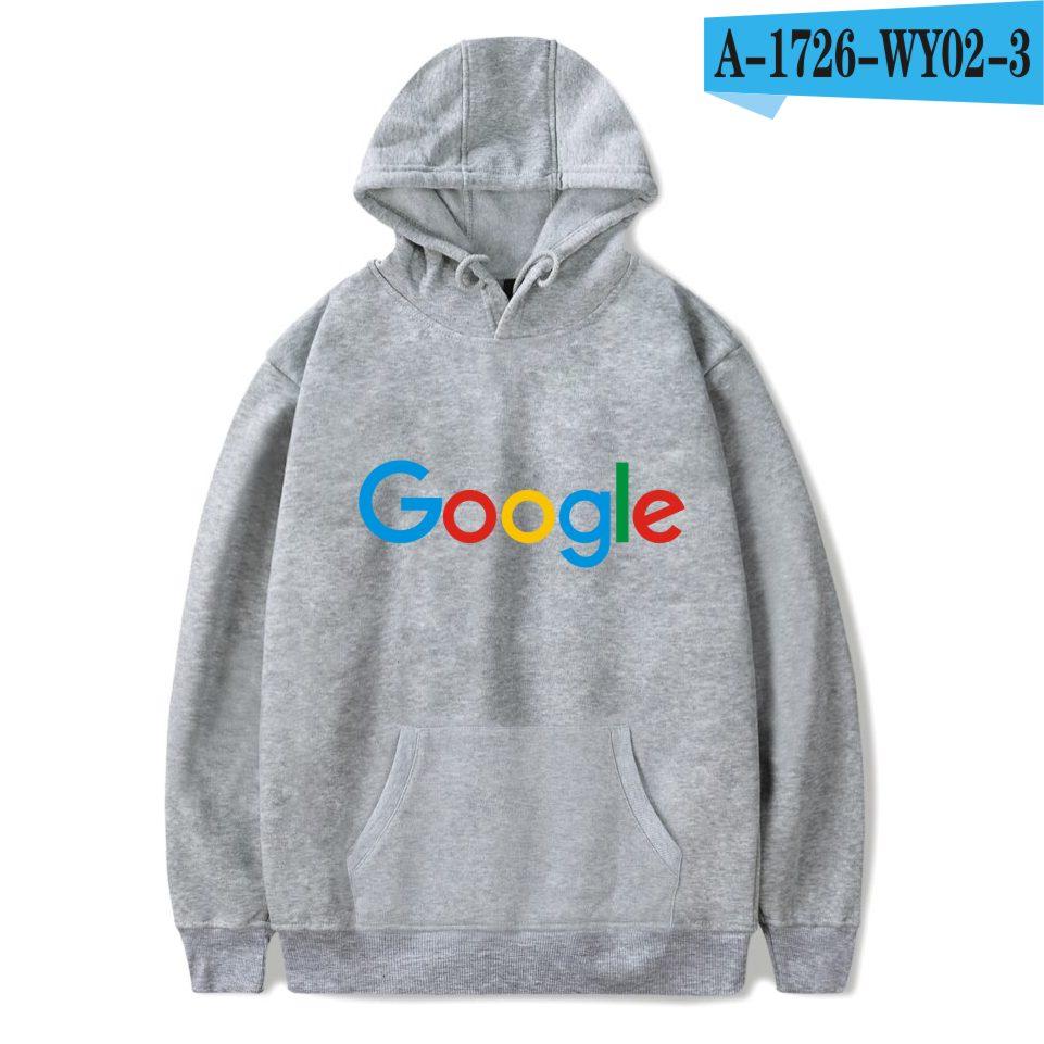 Толстовки с радужным буквенным принтом, модные популярные толстовки Google, унисекс, WoUnisex, зимние толстовки с длинными рукавами, уличная толстовка в стиле Харадзюку