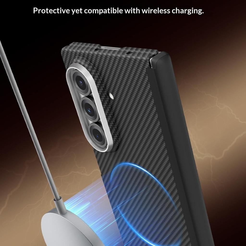 GKK Для Samsung Galaxy Z Fold7 5G Чехол Керамическая текстура Двойная ось ПК Тонкая крышка телефона Магнитная защита шарнира