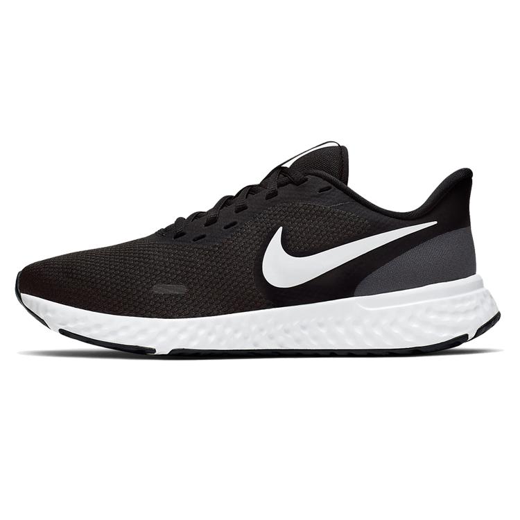 Nike Женские Revolution 5 'Антрацит' (женские размеры) Черные / Белые / Антрацитовые Беговые Кроссовки BQ3207 002