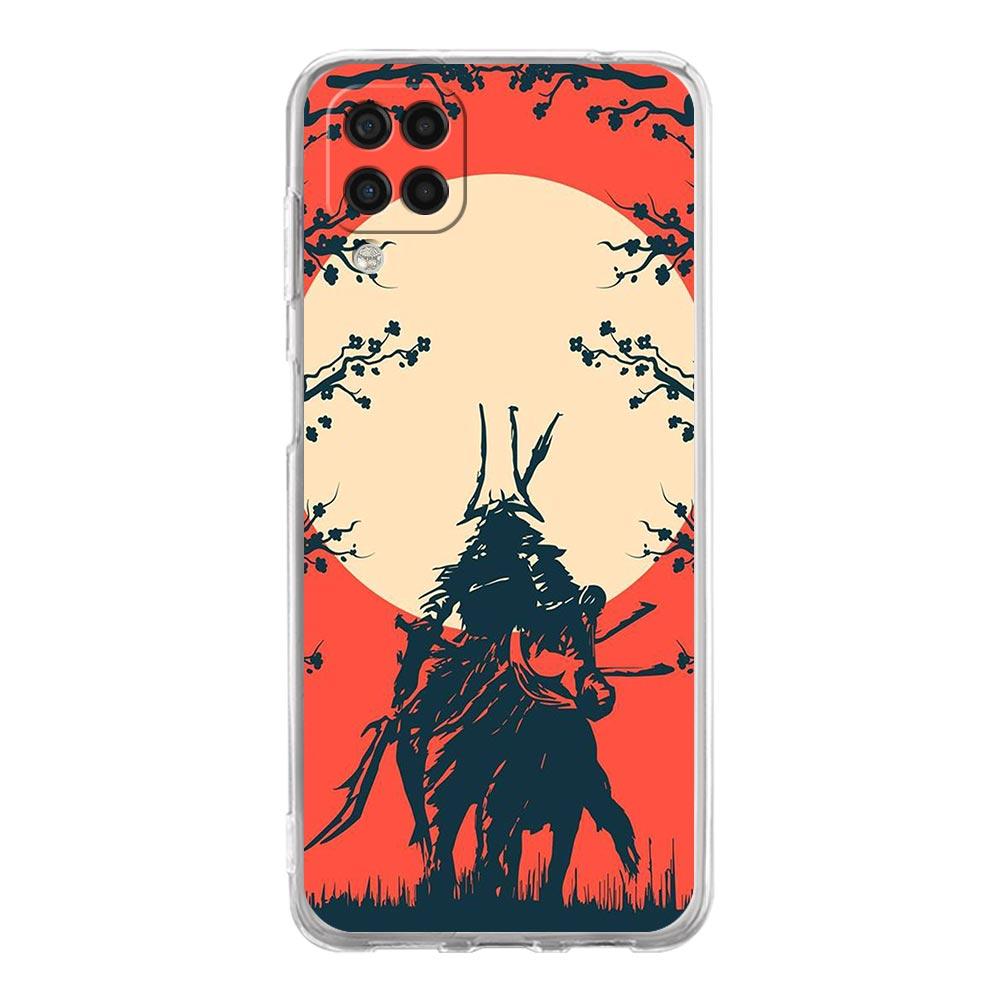 Япония Redsun Самурай бусидо Чехол для телефона Для Samsung A51 A71 A21S A12 A11 A31 A41 A03S A22 A13 A33 A73 A53 A52 A32 5G A23 Чехол