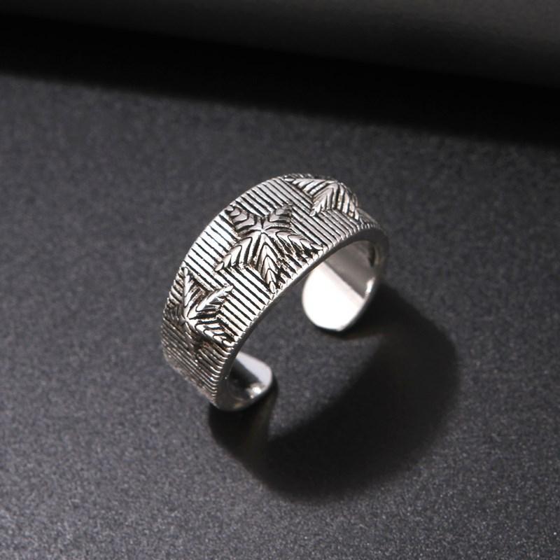 Винтажное Серебряное Кольцо-Крест Больших Восточных Ворот Женское Croix Панк Тренд Открытое Кольцо на Указательный Палец Мужское и Женское