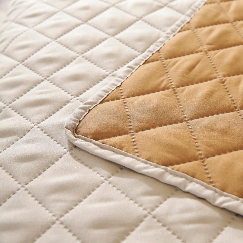 Прочная простота, водонепроницаемая ткань, двусторонний клетчатый чехол для дивана, однотонный противообрастающий чехол для дивана для домашних животных, двусторонний