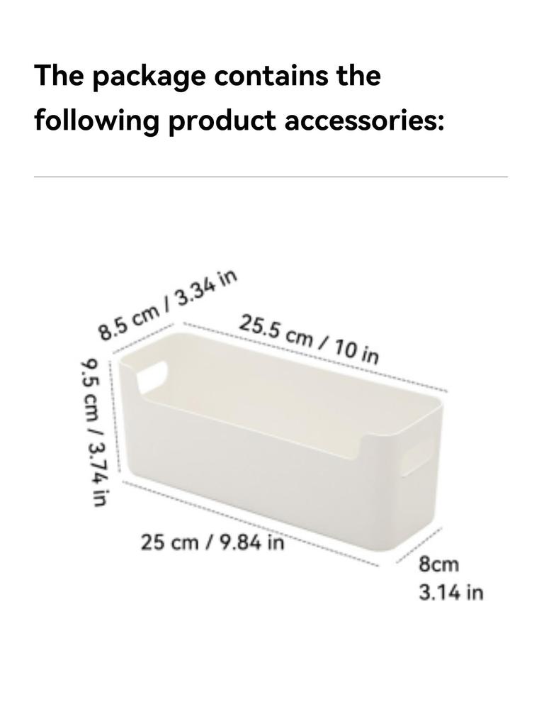 Plastic Cabinet Storage Box Kitchen Utensil Organizer Drawer Cutlery Storage Basket Under Sink Sundries Storage Case