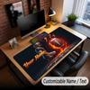 American Football Theme Custom Mouse Pad Personalized With Name Text Customized Desk Mat For Office Home Decor