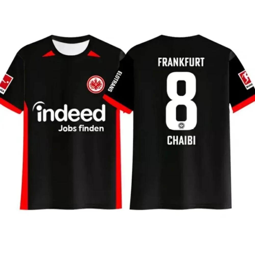 Франкфурт Действительно 3DPrint Спорт Быстросохнущий Дышащий Мужская Футболка Футбольная Майка Родитель-ребенок Мальчик Короткий рукав Взрослый Ребенок Топ Лето