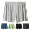 Men Panties Summer Loose Cool Boxers Soft Breathable Fabric Elastic Waistband Quick-Drying Solid
