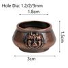 Mini Incense Holder Copper Censer Diverse Pattern Traditional Shapes Joss-stick Inserted Ash Catcher Home Decor Buddhism Gadgets