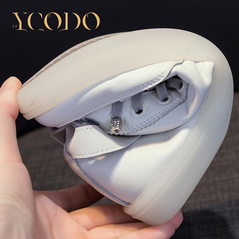 Женские весенне-осенние кожаные модные повседневные ботинки