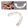 Two pairs of dentures, silicone false teeth, DIY temporary denture adhesive, easy to use upper and lower dentures, men's and women's adhesive, instant