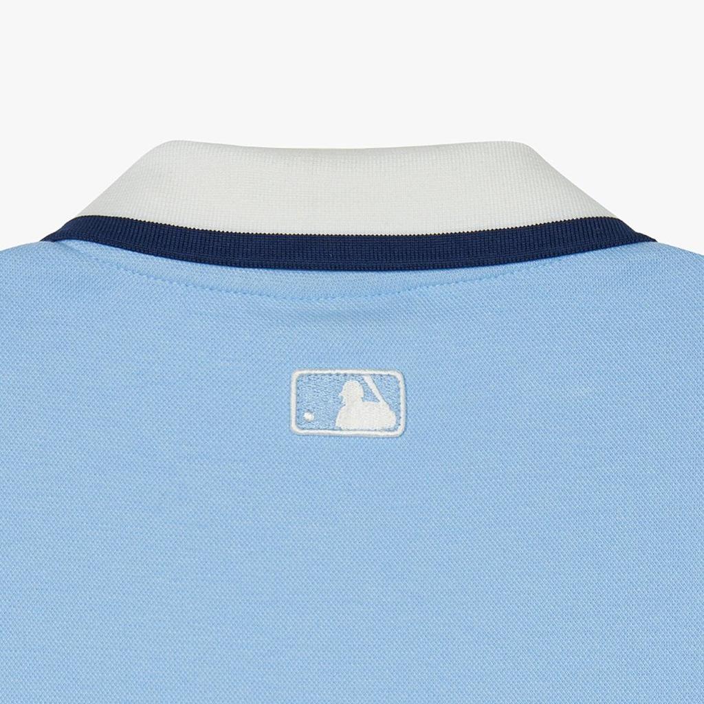 MLB Лос-Анджелес Доджерс Принт с буквами Классическое Спортивное Теннисное Поло-Платье Женские платья Синий 3FOPV0443-07SBS
