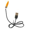 Плата для лампы с эффектом пламени с USB-интерфейсом, светодиодный эффект мерцания, светодиодная бусина, USB-свеча, креативная для вечеринок, кафе, баров
