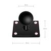 1 Inch Ball Head Combo Mount Holder with Double Socket Arm & Round Square Diamond AMPS Base Adapter for Gopro Camera Car Mount