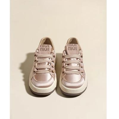 Шелковые туфли для скейтбординга, ранняя весна, новые белые туфли из натуральной кожи на платформе, женская обувь, мягкая подошва, повседневная обувь, кроссовки