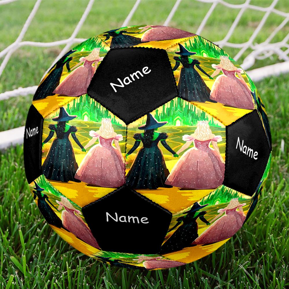 Custom Name Wicked Theme Size 5 Soccer Ball, Suitable for Both Indoor and Outdoor Matches, a Gift Suitable for Everyone.