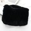 Elastic Rabbit Fur Scarf Multicolour Fur Collar Neck Creative Rex Rabbit Fur Scarf  Gift
