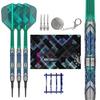 Target Japan KAZE SERIES CEROS Вольфрамовый набор дротиков с мягким наконечником 6 форм оперений и 2BA Черный Пиксельный Наконечник Серия 90% K-Flex K-Flex Нет. Валы, (Kaze Ceros)
