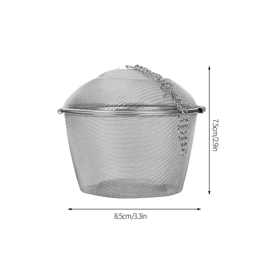 Stainless Steel Mesh Tea Ball Strainer Filters Tea Interval Diffuser For Loose Leaf Tea Herbal Spices Seasonings