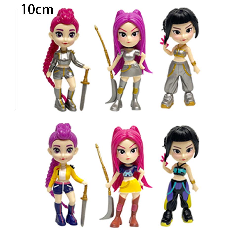 Два Набора Аниме Фигурки Статуэтки Мальчики Девочки Рождественский Подарок на День Рождения Декор Украшение