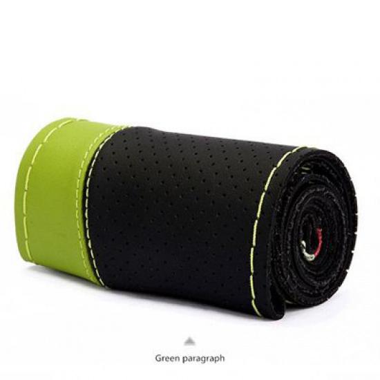 Steering Cover 38cm DIY Hand Sewing Soft Anti Slip Wear-resistant Car Steering-Wheel Braid With Needles