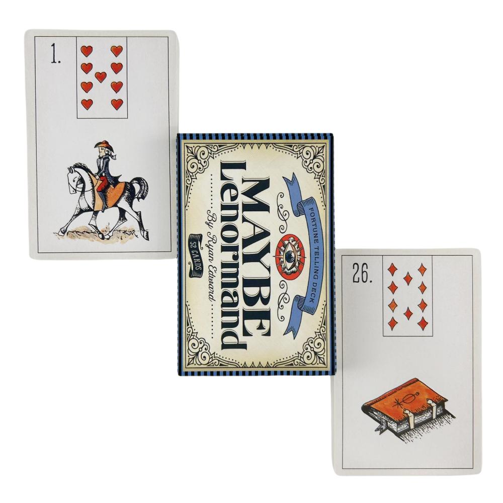 Возможно, Ленорман Оракул Карты Гадания Колода Английское Видение Издание Таро Доска Игра Игра Для Вечеринки