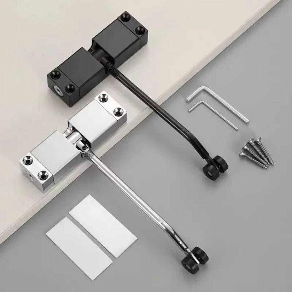 Aluminum Zinc Zinc Alloy Automatic Door Closer Adjustable Speed Heavy Duty Door Closer Hinged Doors