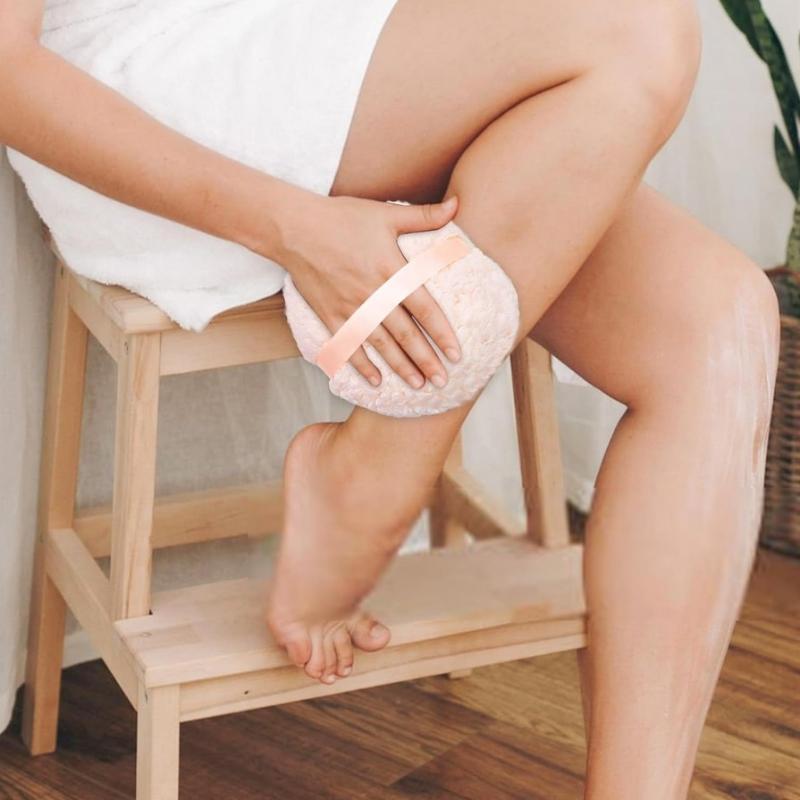 15 см Очень большая пуховка для пудры, очень большая, с длинным плюшем, аппликатор для пудры для тела, легко держать, очень большие пуховки для пудры для тела, лица