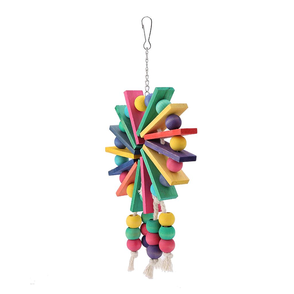 Parrot Toy Bird Toys Hanging Standing Toy Parrot Swing Suitable for Parrots and Birds