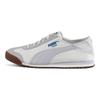 Puma Roma Простые Удобные Прочные Низкие Повседневные Кроссовки Унисекс Белый Серый 398332-04
