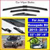 Для Jeep Renegade 2015 2016 2017 2018 2019 BU Передние Задние Щетки Стеклоочистителя Щетки Стеклоочистителя Лобовое Стекло Окно Автомобильные Аксессуары