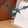 Pearl Adorned Low Waist Flower Thong with Cutout Design