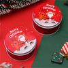 With Lids Coin Storage Cookie Box Tinplate Gift Boxes Storage Containers Christmas Tin Gift Box