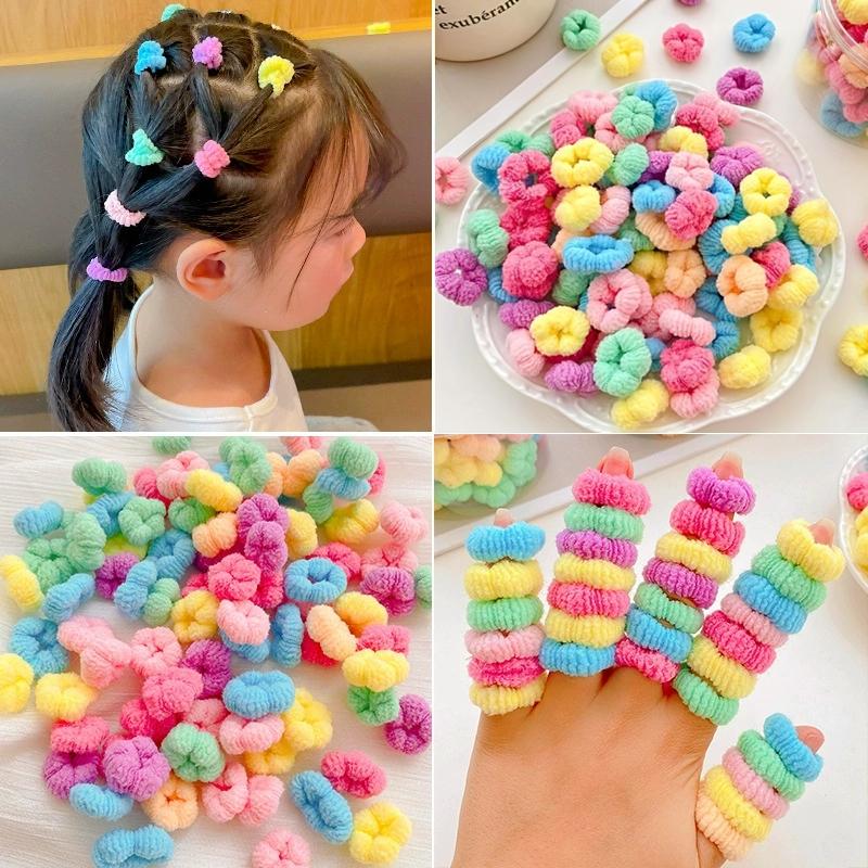 able and cute children's hair circle Colorful Elastic Small Hair Ties, Girls Headwear, Girls Hair Styling Accessories