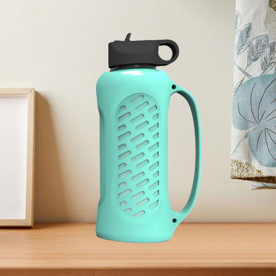 Крышка для бутылки BPA Free, устойчивая к царапинам, с ажурным дизайном, силиконовая, портативная, 40 унций, термокружка, защитный чехол, кухонный гаджет