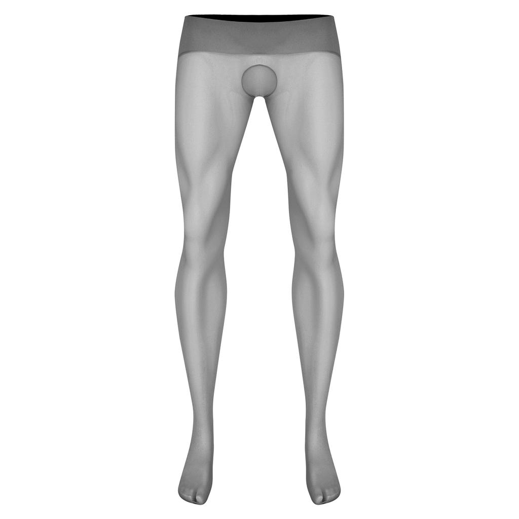 Мужские Ультратонкие Эластичные Колготки Чулки С Высокой Талией Бесшовные Прозрачные Леггинсы Одежда Для Сна