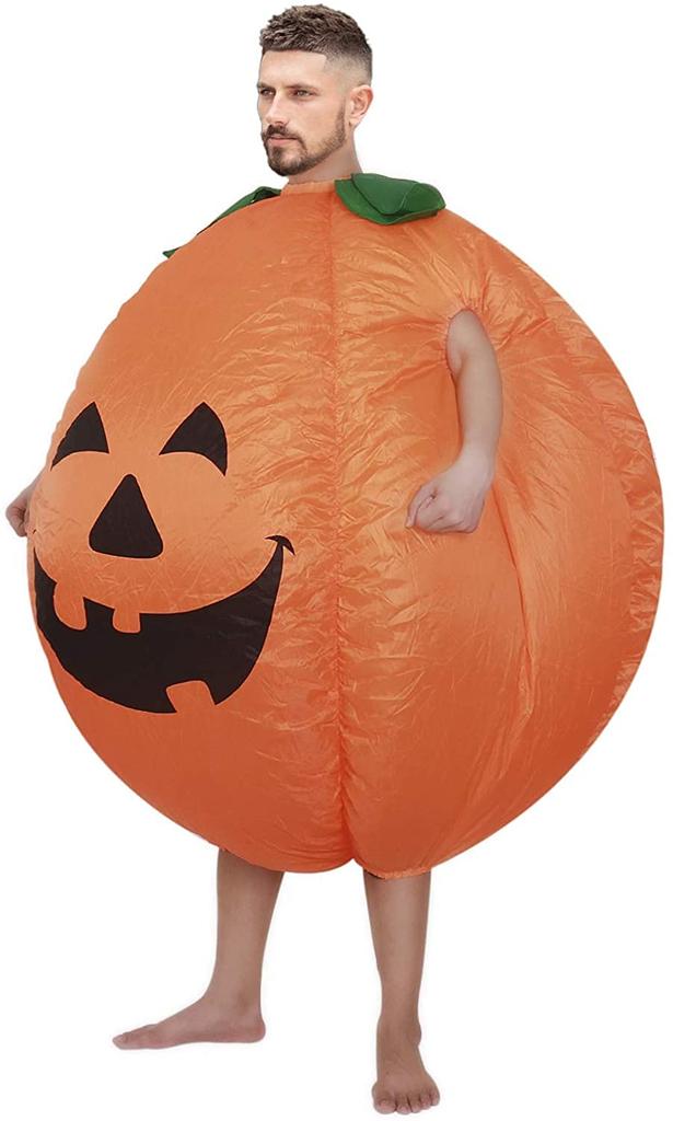 SVNVIOZ Halloween Pumpkin Costume, Inflatable Pumpkin Costume for Cosplay, Pranks, and Fun Halloween Events, Performance Prop, Unisex, Adult
