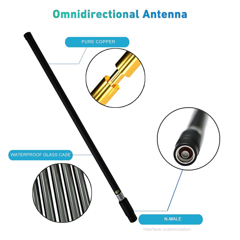 Off-Road Mobile 40cm 60cm 75cm 107cm Antenna Gme 860mhz Heavy Duty Fiberglass Antenna Cars Fiberglass Communication Antenna