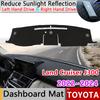 Накладка на панель приборов для Toyota Land Cruiser LC300 J300 GR Sport ~2024 Матовый коврик-подкладка Коврик Защита от солнца Накидка Подкладка Подушка Аксессуары