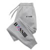 2025 New Men's Slow Running Sports Pants for Daily Leisure Boss Letter Pattern Printed Fitness Men's Sports Pants  Joggers