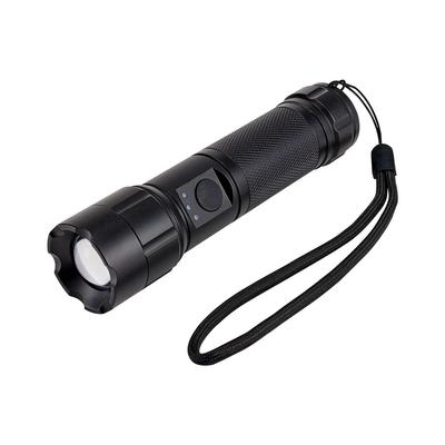 ELPA LED 450 с ручным аккумулятором, уровень заряда, серебристый DOP-EP540 Фонарик, Водонепроницаемый, Люмены, Ремешок, Работает, Индикатор,