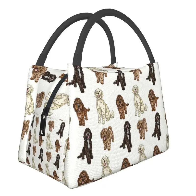 Милые вест-хайленд-уайт-терьеры, изолированные сумки для ланча для женщин, портативный охладитель для щенков Westie, термобокс для ланча на работе и пикнике
