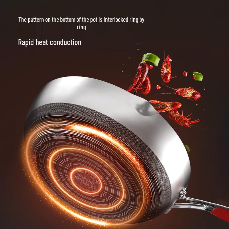 Kobach 5th Gen Honeycomb 316L Stainless Steel Frying Pan