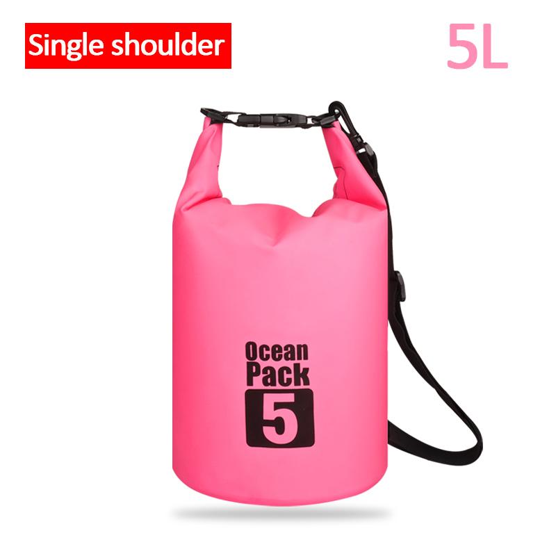 500D Waterproof Swimming Bag Dry Sack 2/5/10/15/20/30L Waterproof Floating Dry Gear Bags For Boating Fishing Rafting Swimming