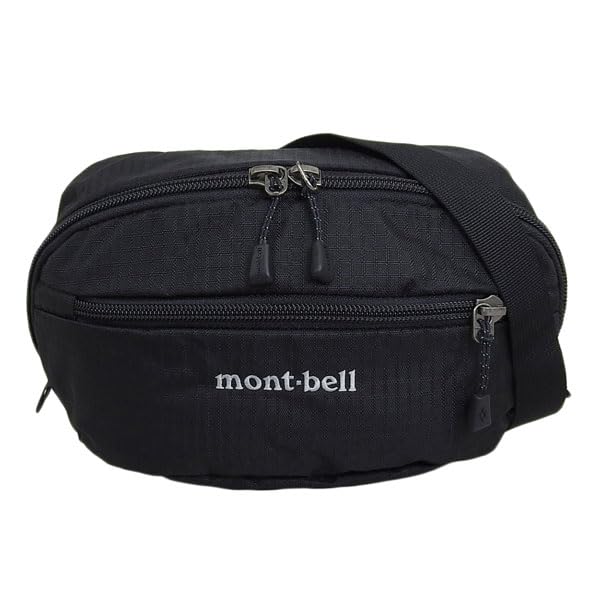 [Montbell] Сумка для мужчин и женщин, сумка на плечо, сумка для тела, поясная сумка, сумка-мешок Delta Gusset, средний размер, 1,3 л, 1123764 (черный (BK)черный)