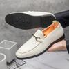 Fashion Stylish Trendy Mens Casual Shoes Handmade Summer Loafers Breathable Man Slip On Flats Soft Driving Footwear Business Moccasins