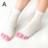 1Pair Five Finger Socks Women'S Pure Cotton Five Toe Socks Sweat Absorbing Mid Tube Split Toe Socks Warm Toes Short Socks